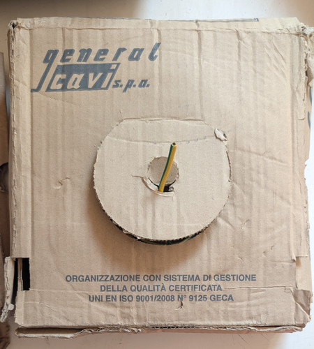 Cavo elettrico cordina