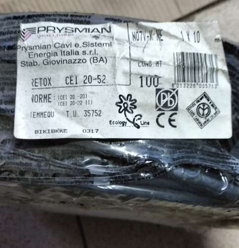 Cavo cordina unipolare nero - unipolare,