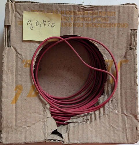 Cavo elettrico cordina rosso - cavo,